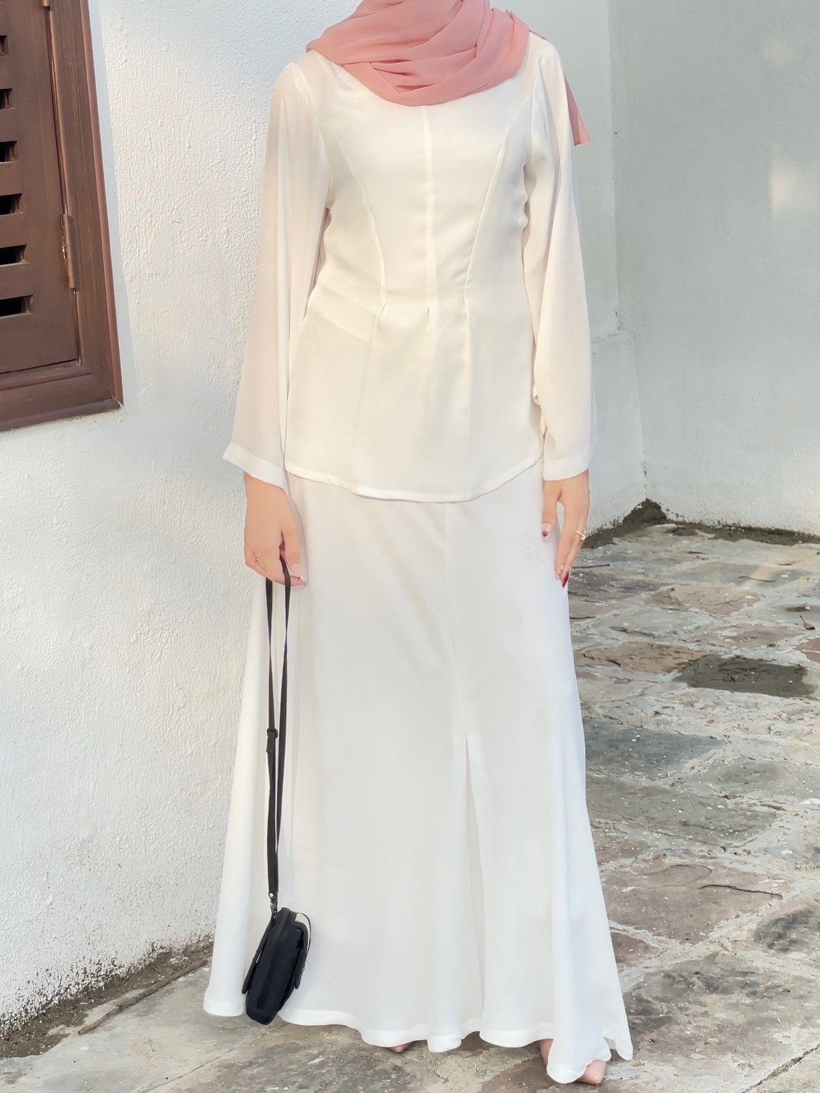 Ethereal Ivory Skirt and Top Set